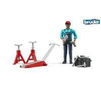 Bruder 62100 Figure Set Garage Equipment Mechanic toy 1:16 scale man accessories