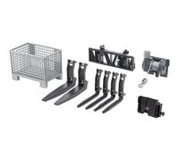 Bruder Accessories Box Type Pallet, Winch and Forks for Frontloader