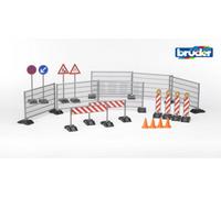 Bruder Accessories Construction Set Railings, Site Signs And Pylon Detailed Vehicle & Playset Model