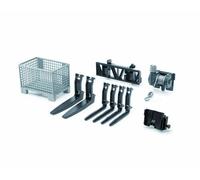 Bruder Accessories for Front End Loader 1:16 Winch Forks Frontloader Pallet