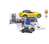 Bruder BR62110 B-World Car Service Workshop, Yellow