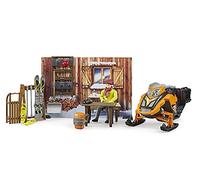 Bruder bworld Berghütte mit Snowmobil | 63102