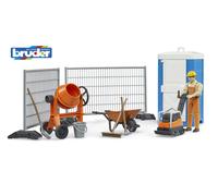 Bruder 1:16 Bworld Construction Set Detailed Vehicle & Playset Model, Multi