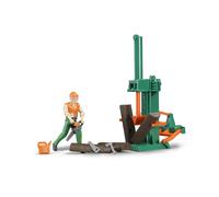 Bruder bWorld Forestry Worker Set w/ Accessories Childrens Toy Model Playset