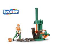 Bruder bWorld Forestry Worker Set w/ Accessories Childrens Toy Model Playset