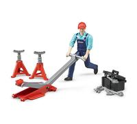 Bruder bWorld Garage Mechanic with Equipment - Scale 1/16
