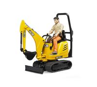 Bruder JCB Micro Excavator 8010 CTS and Construction Worker 62002