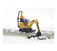 Bruder Bworld Jcb Mini Digger With Driver 1:16 Scale