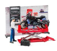 Bruder Bworld Motorcycle Workshop 62101 Motorcycle Ducati Scrambler Racer Lift