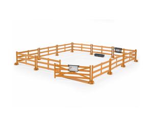 Bruder bWorld Pasture Fence (Brown) - Scale 1/16