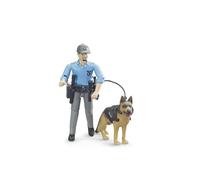 Policeman Figure & Dog - Bruder 62150 Scale 1:16 NEW