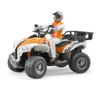 Bruder bworld Quad Bike with Poseable Driver Figure 1:16 Scale