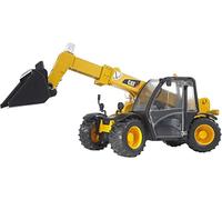 Bruder CAT 2141 Telehandler - 1:16 Scale Construction Vehicle with Extendable Boom, Tilting Forks & Four-Wheel Steering | Compatible Figures & bWorld Accessories | Ages 3+