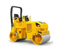 Bruder CAT Asphalt 1:16 Yellow Drum Compactor Bruder Multicolor
