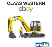 Bruder Cat Mini Excavator with worker 02466