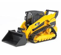 Bruder CAT Multi Terrain Loader - 1:16 Scale Construction Vehicle Toy with Movable Arm & Bucket - Realistic Earthmoving Equipment for Kids Ages 3+ - Compatible bWorld Figures