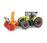 Bruder CLAAS Axion 950 Tractor with Snow Chains and Snowblower