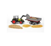 Bruder Claas Nectis 267F With Frontloader & Tipping Trailer 1:16 Scale