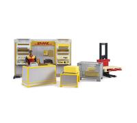 Bruder Dhl Shop With Pallet Truck - Scale 1/16