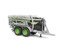Bruder 02036 Fliegl Barrel Trailer JumboLine Plus - 1:16 Scale, Barrel Trailer, Tilting Bed, Removable Side Panels &Tow Hitch Compatible with Bruder Vehicles & bWorld Accessories | Ages 3+