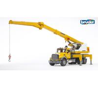Bruder Granite Liebherr Crane Truck MACK Childrens Toy Industrial Model Playset