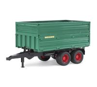 Bruder Tipping Trailer for Tractor w/ Removable Top Childrens Toy Farm Model