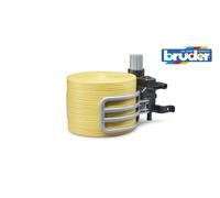 Bruder Hay Bale Gripper w/ 1x Round Bale Front Loader Slip-On Childrens Playset