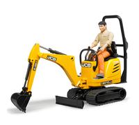 Bruder JCB Micro Excavator 8010 CTS with Worker - 1:16 Scale