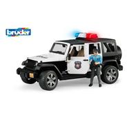 Bruder Jeep Wrangler Unlimited Rubicon Police Vehicle w/ Figure Childrens Toy