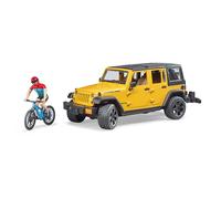 Bruder Jeep Wrangler Urcon Cyclist Golden 3-6 Years
