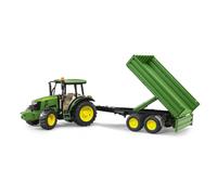 Bruder John Deere 5115M Tractor with Tipping Trailer 1:16