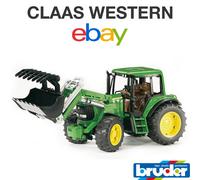 BRUDER JOHN DEERE 6920 WITH FRONT LOADER 02052