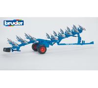 Bruder 1:16 Lemken Semi-mounted Reversible Plough Vari-titan Detailed Vehicle & Playset Model, Multi