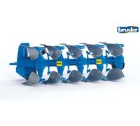 Bruder Lemken Reversible Plough Toy Snow Debris Clearer Attachment 1:16 Scale