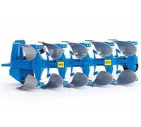 Bruder Lemken Vario V500C Plough - 1:16 Scale Farm Implement Toy - Compatible Tractors - Realistic Agricultural Accessory for Kids Ages 3+