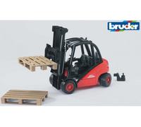 Bruder Linde H30D Forklift With 2 Pallets Industrial Forklift & Pallet Handling Playset