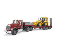 Bruder Mack Granite Truck with Low Loader & Digger - Scale 1/16