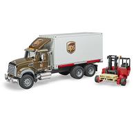 Bruder MACK Granite UPS Logistic Truck with Forklift