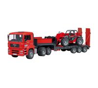 Bruder MAN TGA Semi-Trailer Truck with Manitou Telehandler Toy
