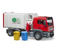 Bruder MAN TGS Side loading garbage truck Detailed Vehicle & Playset Model - Green