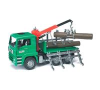 Bruder MAN Timber Truck with Crane & Logs - Scale 1/16
