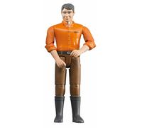 Bruder Man with Brown Jeans & Wellies 1:16