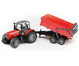 Bruder Massey Ferguson 7480 Tractor with Tipping Trailer