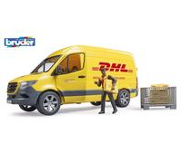 DHL Van - Driver Figure Included, Opening Doors And Realistic Accessories