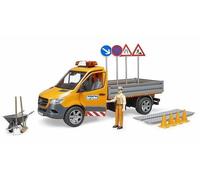 Bruder MB Sprinter Van Municipal Worker and Accessories 1:16