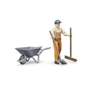 Bruder Municipal Worker Figure and Accessories Set