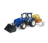Bruder New Holland T5.120 with Front Loader & Linkbox - 1:16 Scale Tractor
