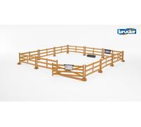 Bruder Paddock Pasture Fence Inc. 8x Panels & 1x Gate Childrens Farming Playset