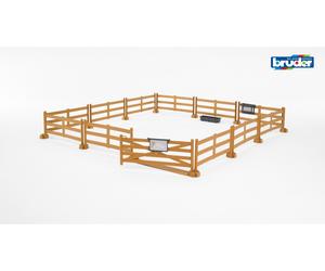 Bruder Paddock Pasture Fence Inc. 8x Panels & 1x Gate Childrens Farming Playset