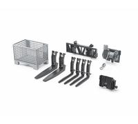 Bruder Pallet, Cable Winch and Forks Accessory Set